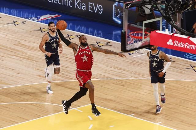 总决赛直播-全明星正赛改制詹姆斯怎么看：“三分球太XX多了！”