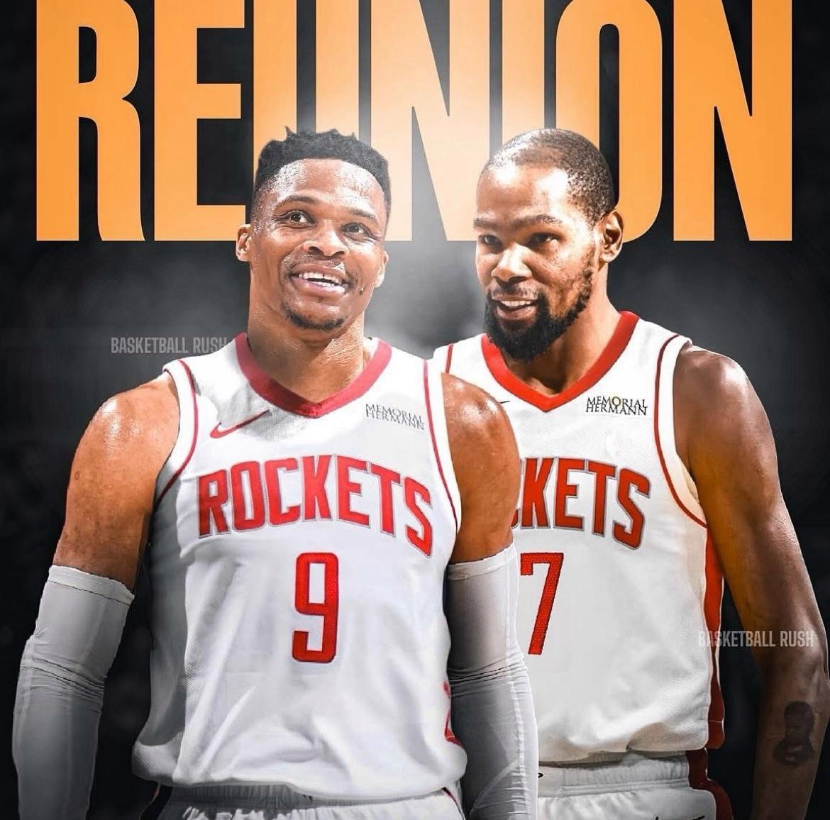 2年1亿美金！恭喜KD，火箭最强四巨头豪阵出炉！这让其他队怎么打